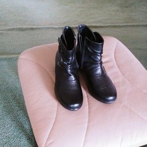 black ankle boots